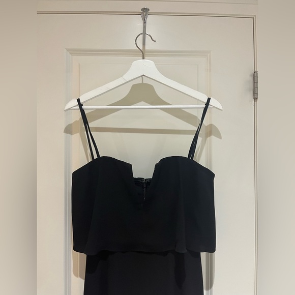 BCBG Black Strapless Gown - 4 - Picture 4 of 11